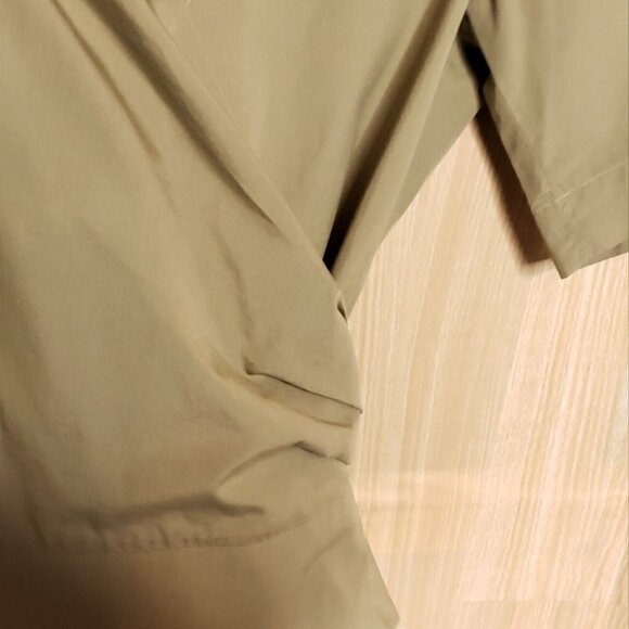 Alain Olive Wrap Blouse - Picture 3 of 6